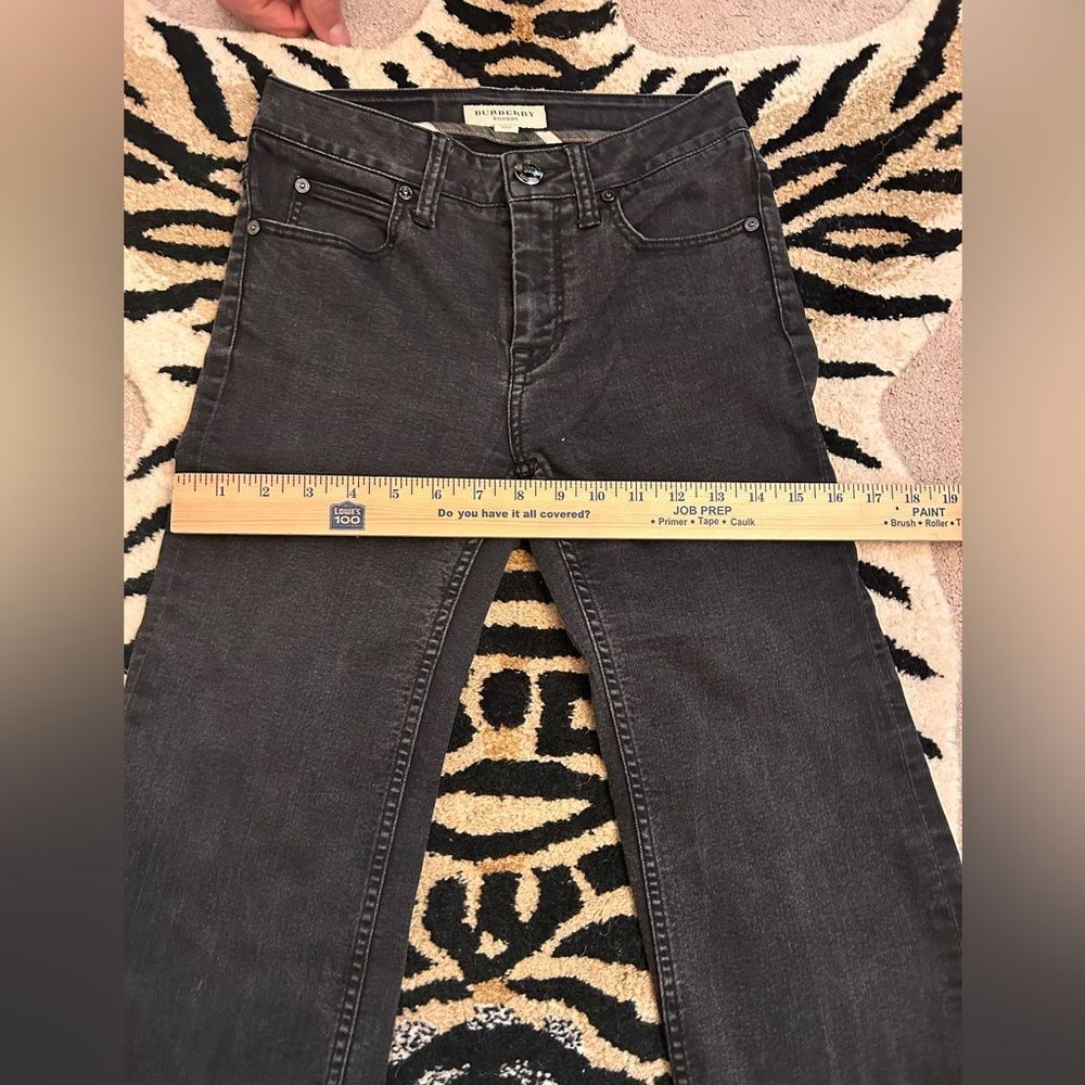 BURBERRY London womens 'Blangdon' Black Boot Cut Jeans Sz 26 - Picture 11 of 14